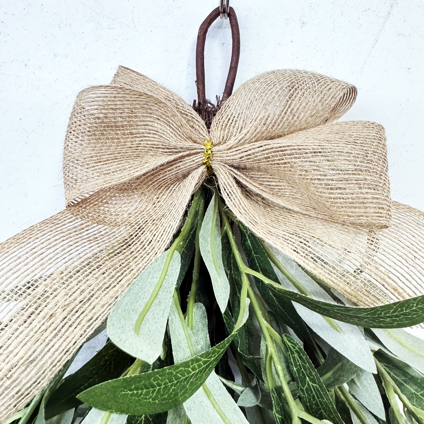 Farship 24Inches Spring Summer Wreath Artificial Green Olive Wreath