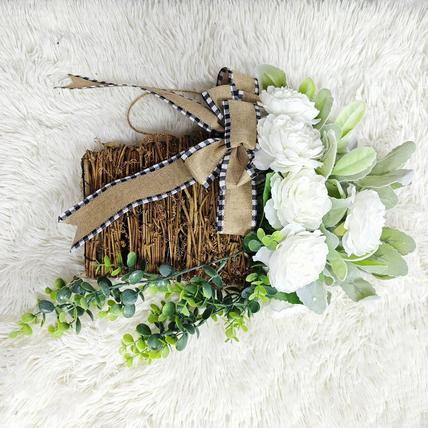Farship 14Inch Spring Wreath Basket Door Basket