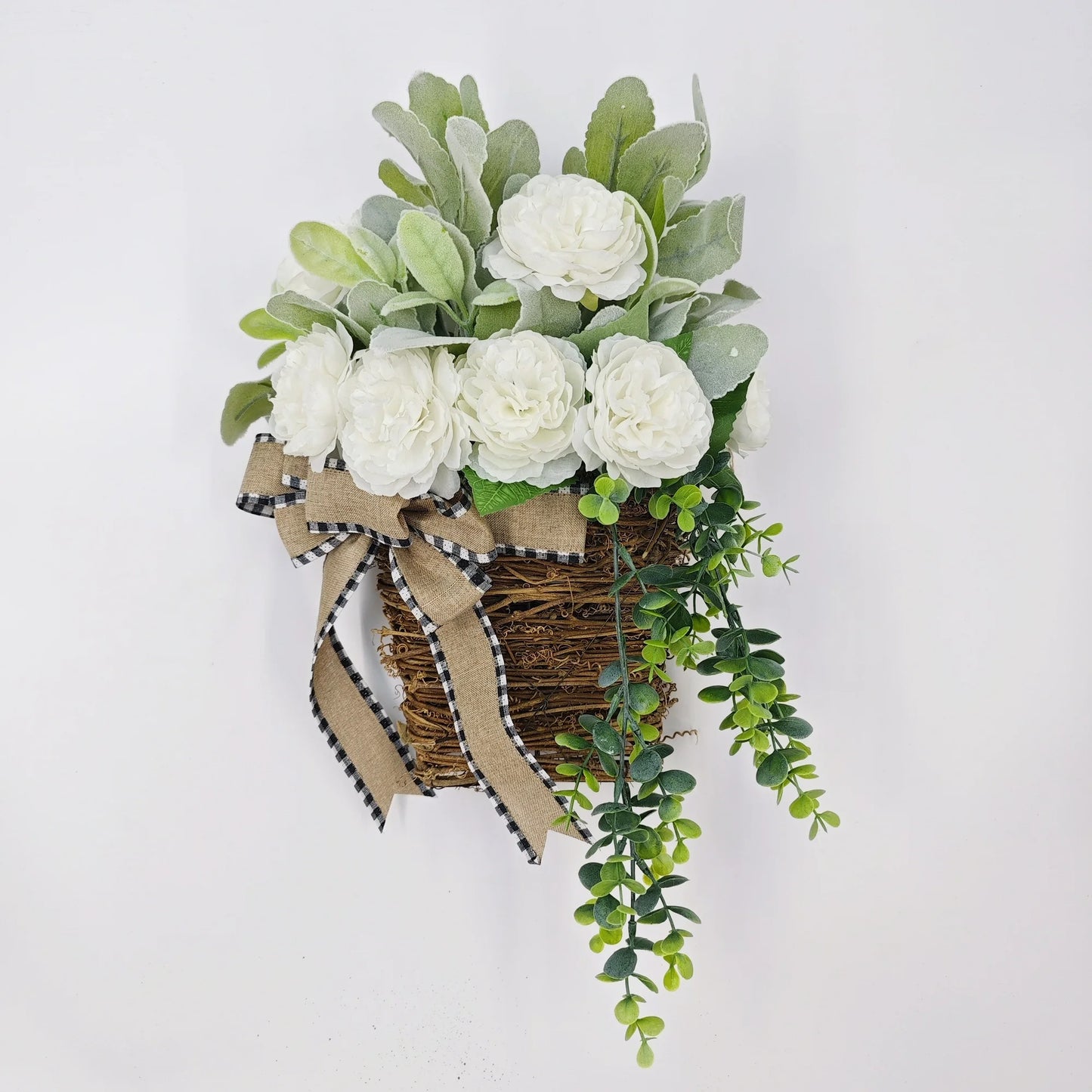 Farship 14Inch Spring Wreath Basket Door Basket