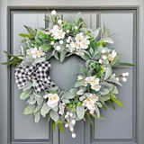 Farship Spring Wreath 18Inch Lambs Ear Wreaths