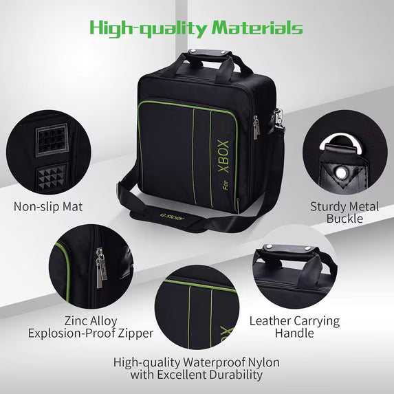 Myecovie Storage Bag for Xbox Series X Xbox Series S Console Carrying Case Travel Bag for Xbox Controllers Xbox Games and Gaming Accessories