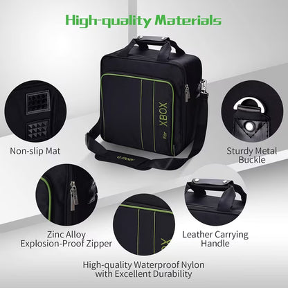 Myecovie Storage Bag for Xbox Series X Xbox Series S Console Carrying Case Travel Bag for Xbox Controllers Xbox Games and Gaming Accessories