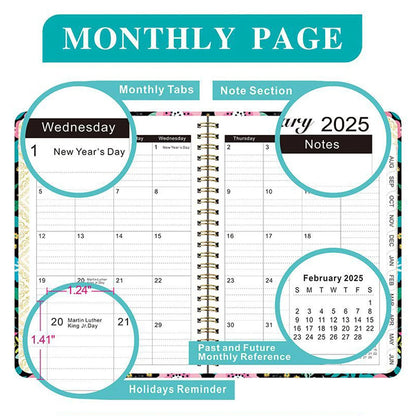 Farship 2024-2025 Planner/Calendar - JUL 2024 - JUN 2025 A5 Coil Notebook