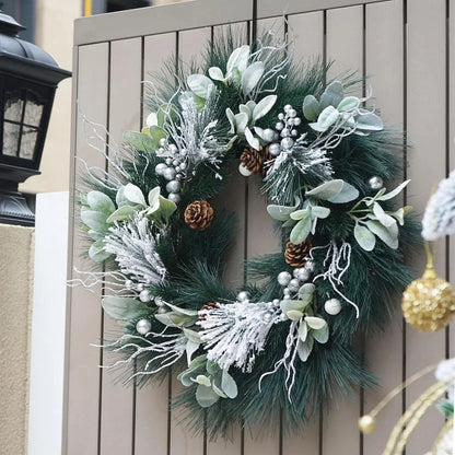 Farship 20In Pre-lit Christmas Wreaths for Front Door