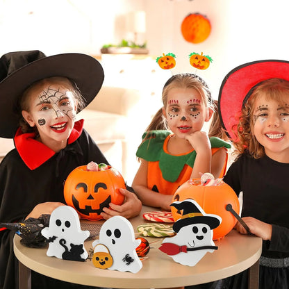 Farship Cute Ghost Halloween Tabletop Decor Set of 3